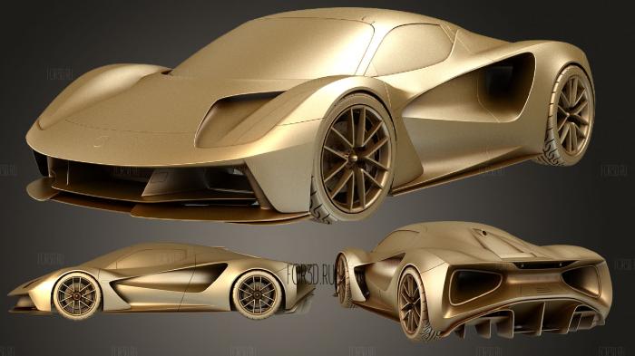 DESIREFX.Я Lotus Evija 2021 3d stl модель для ЧПУ